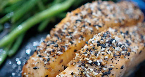 Poached Salmon Recipe with Lemony Green Beans | Steamboat HC