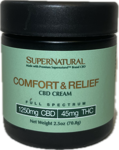 CBD Topical For Pain Relief | Comfort & Relief 1250mg CBD Cream