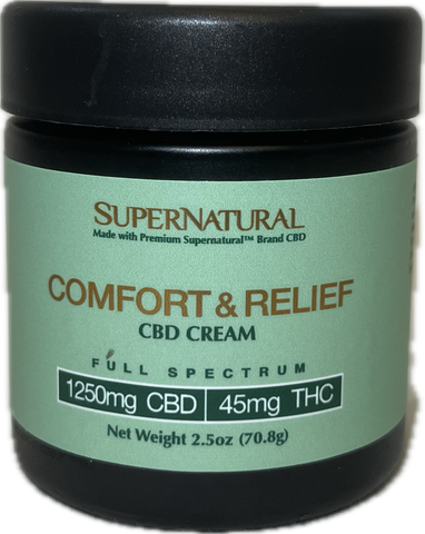 CBD Topical For Pain Relief | Comfort & Relief 1250mg CBD Cream