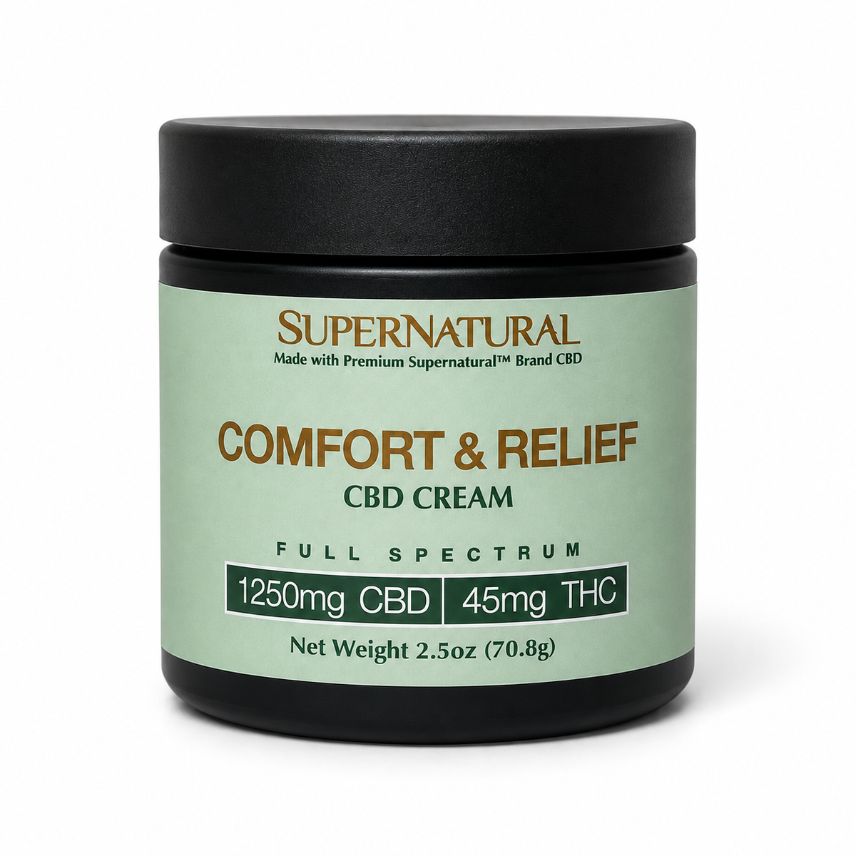 Comfort & Relief 1250mg CBD Cream