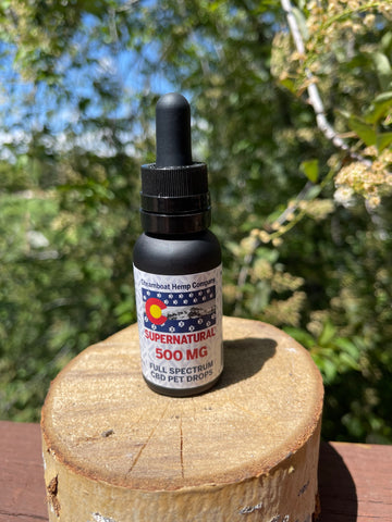 Wild caught Alaskan Salmon oil with CBD for Pets